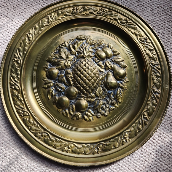 Wall Decor Vintage Brass Wall Plate Poshmark
